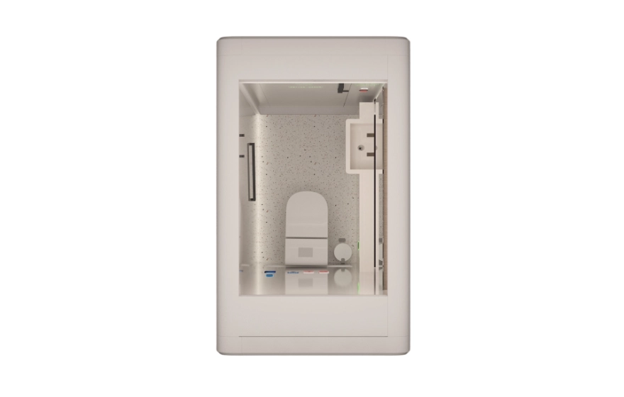 mobile sanitation unit with eco‑friendly design and vacuum system