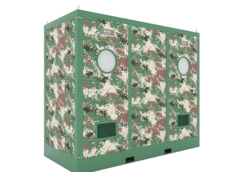 mobile double shower room