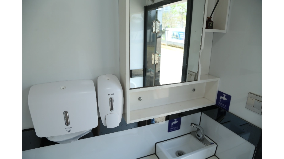 modular public toilet solution for smart park