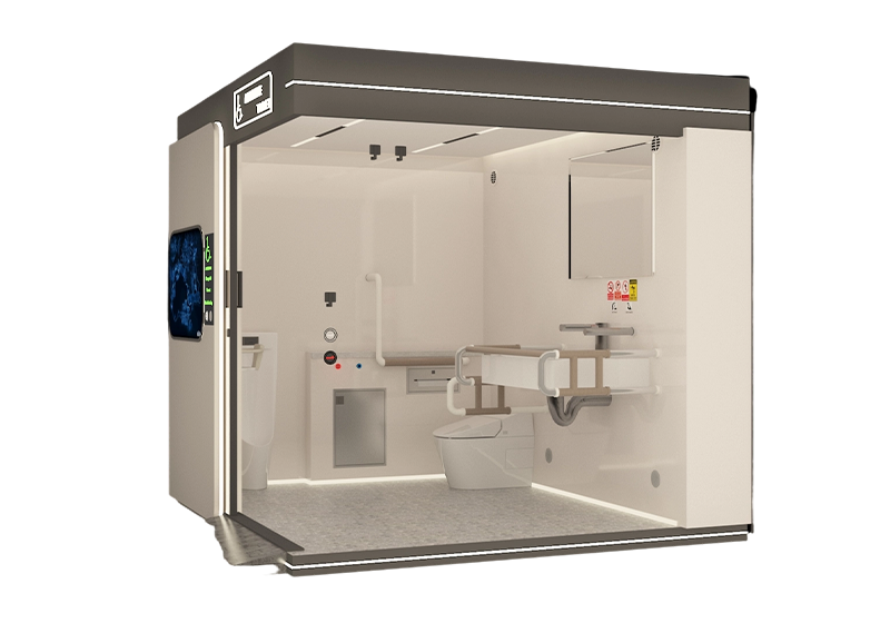 accessible public toilet unit