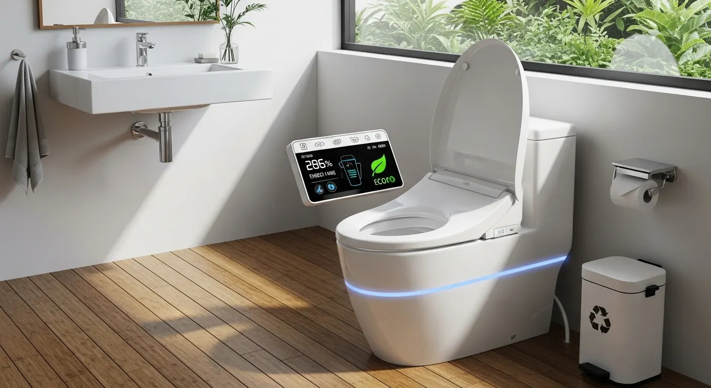 environmentally friendly intelligent toilet technology