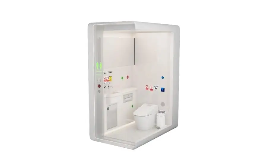 Station-Style Public Toilet Unit